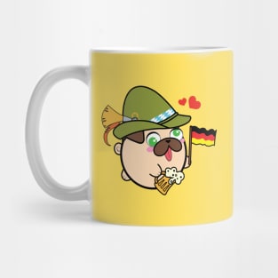 Doopy the Pug Puppy - Oktoberfest Mug